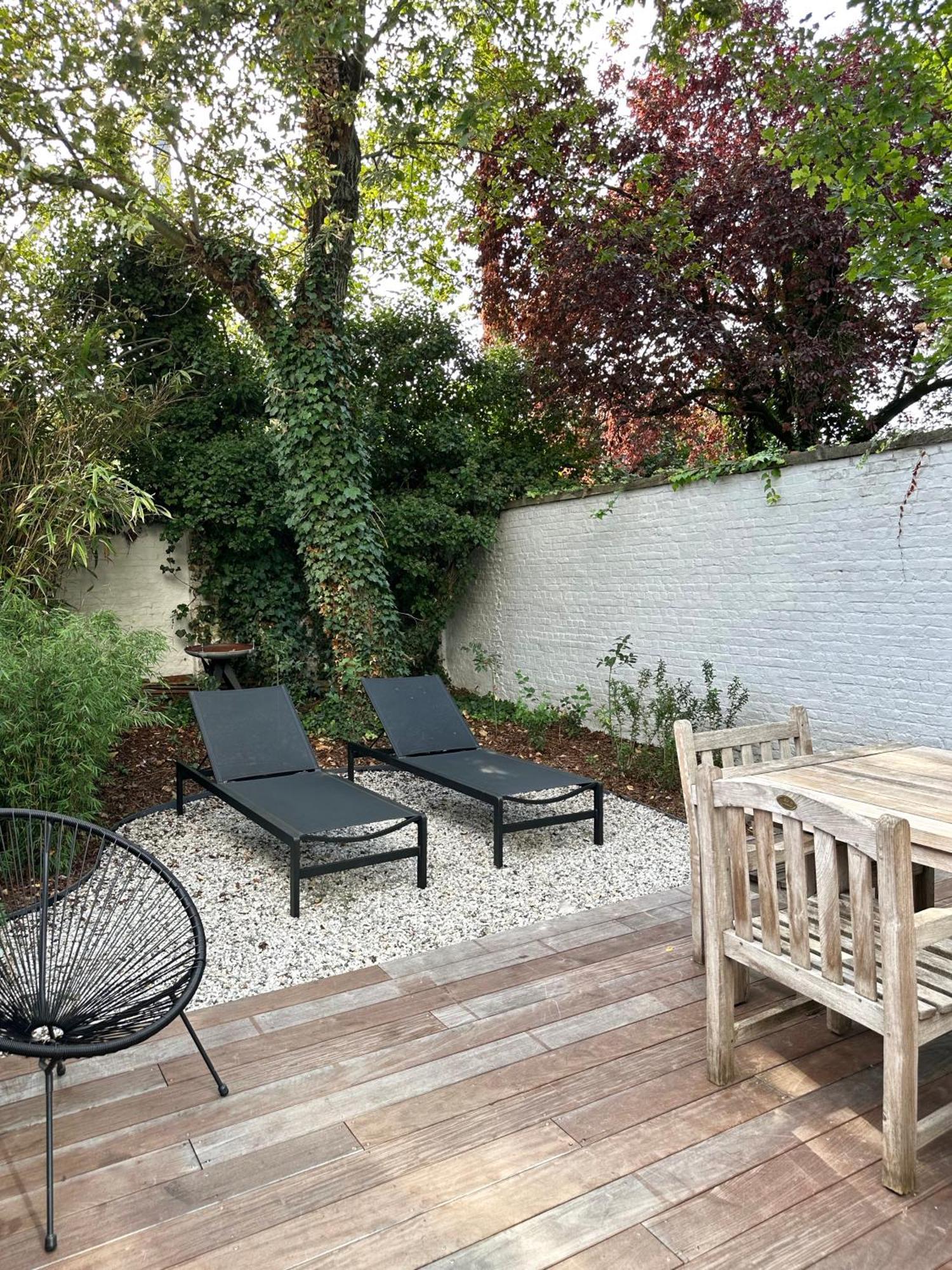 Luxury Apartment With Cosy Garden! Gent Eksteriør billede